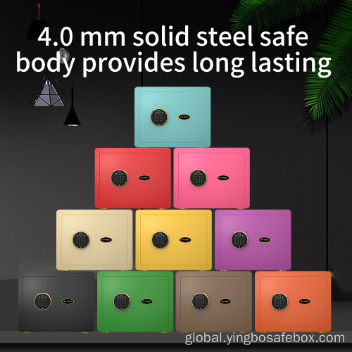 colorful safe boxes made quality money smart safe box Manufactory